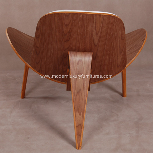 Hans Wegner CH07 Wood Shell Lounge Chair